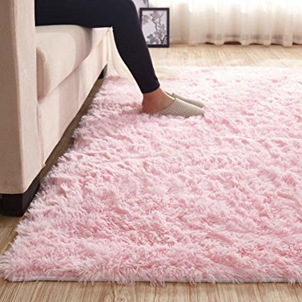 7*8 FLUFFY CARPET(BABY PINK)