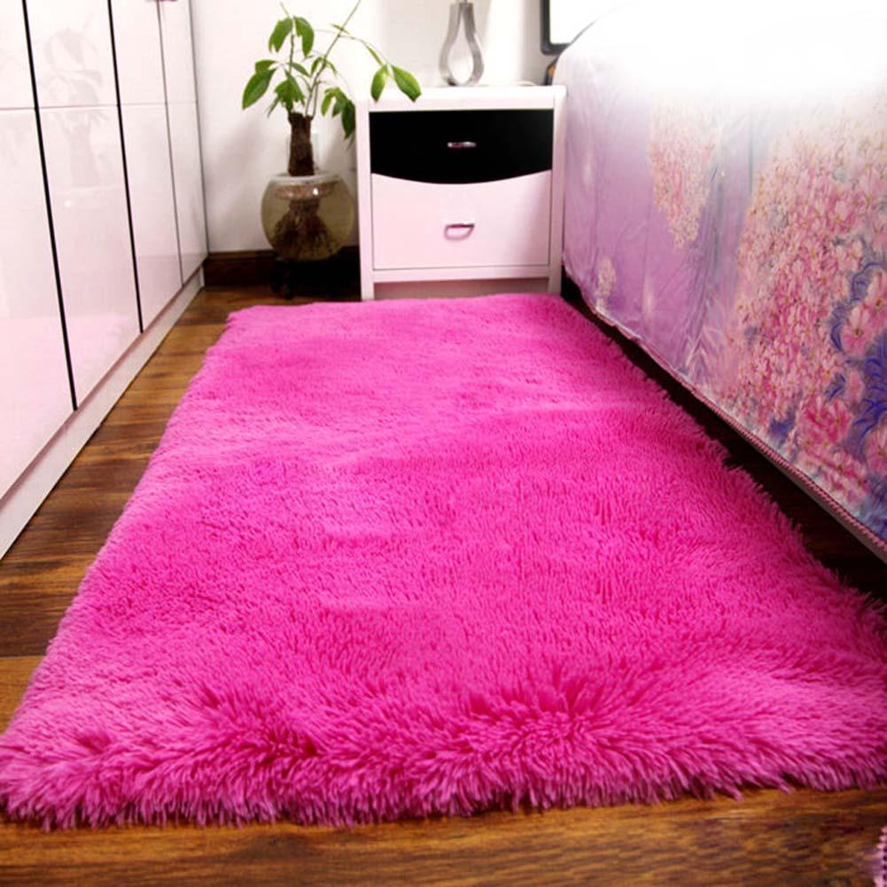 7*10 FLUFFY CARPET(HOT PINK)