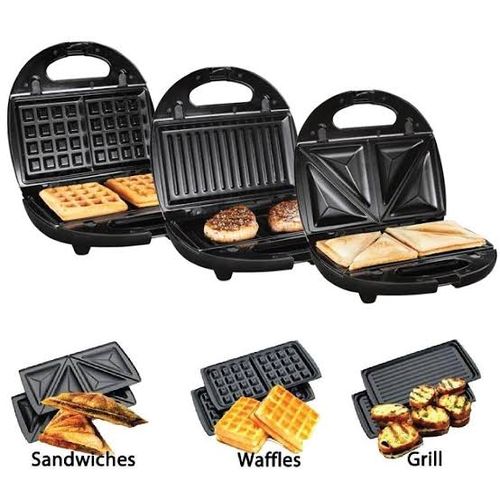 3 In 1 Sandwich, Waffle Maker & Grill