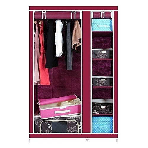 2 Column Wardrobe(Maroon)