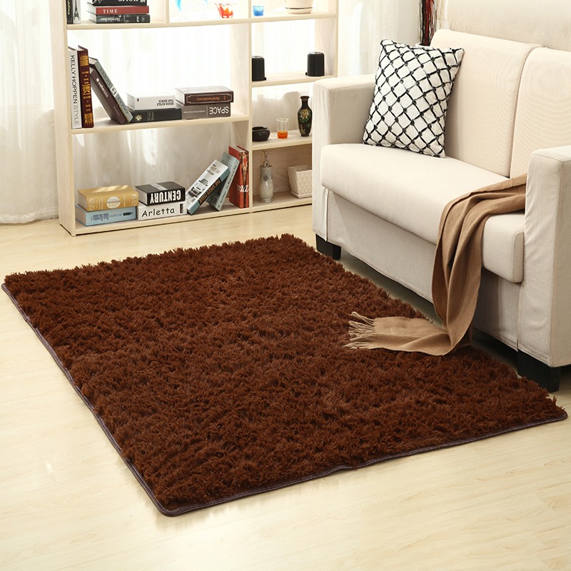 Fluffy Carpets (7x8-Chocolate Brown)