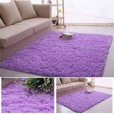 Fluffy Carpets (7x10-Purple)