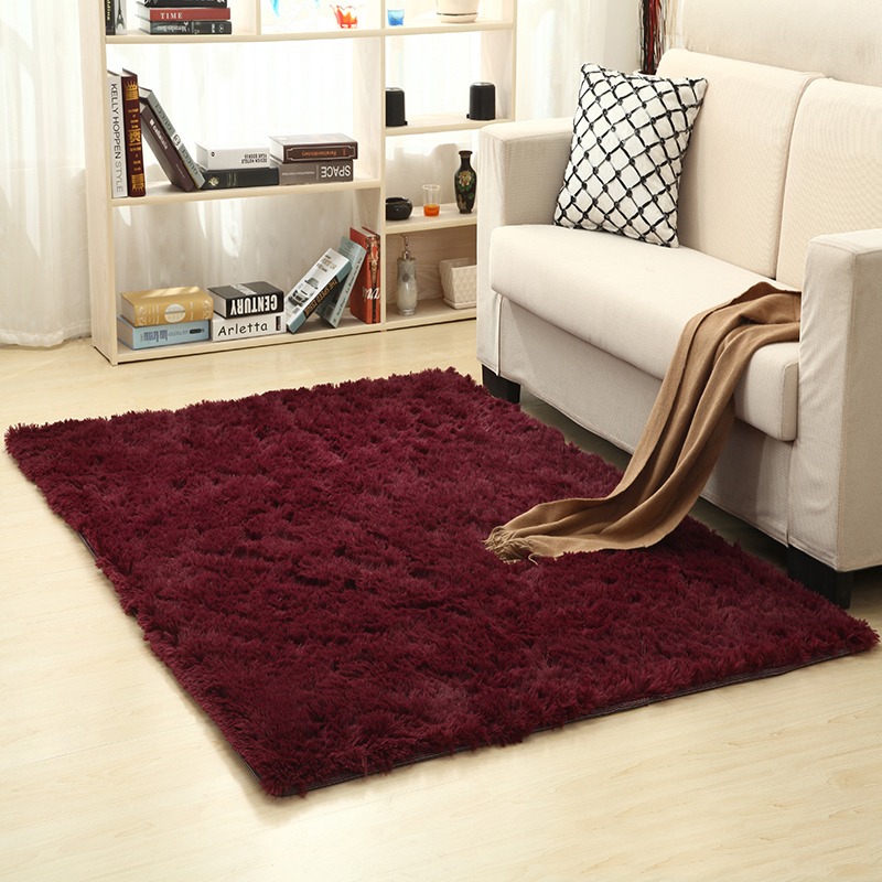 Fluffy Carpets (7x8-Wine Red)