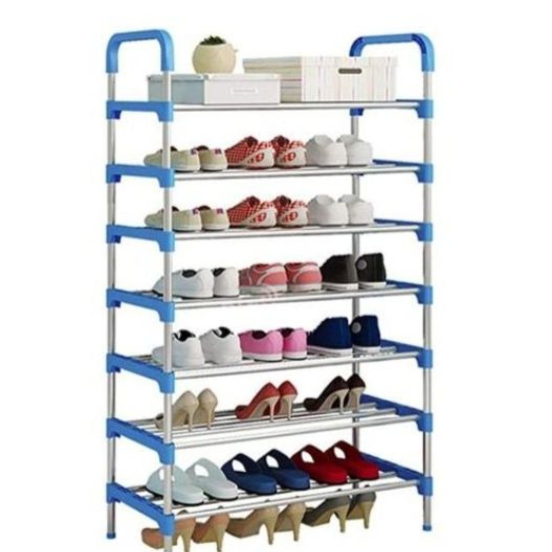 Adjustable Shoe Rack-Blue